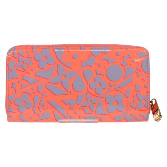 LOUIS VUITTON Sweet Monogram Zippy Wallet Long Wallet Orange M90124 Auth 138929V - Picture 2 of 16